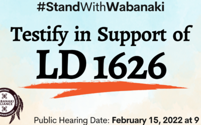 LD 1626: Submit testimony at the public hearing