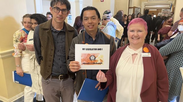 A broad coalition #StandsWithWabanaki, including Defend Our Health.