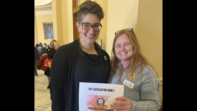 Rep. Raegan French LaRochelle (District 59) #StandsWithWabanaki.