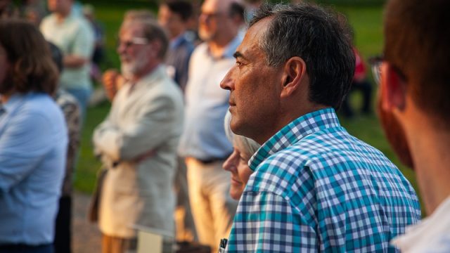 Sen. Rick Bennett received a Wabanaki Champion award at the event.